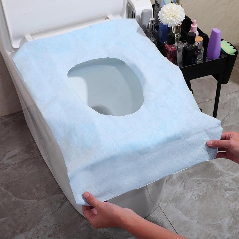 Cabilock 18 Pack Disposable Toilet Seat Covers Portable Travel Mat Protectors For Adults And Kids - Image 5